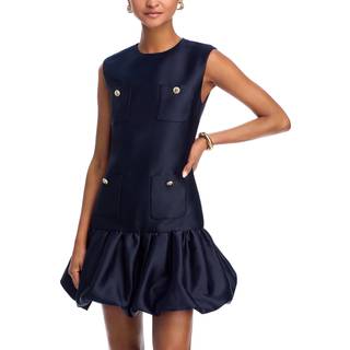 Self-Portrait Sleeveless minidress - blue - XXS