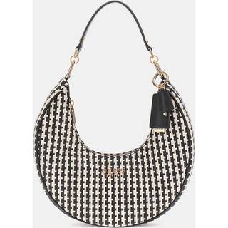 Guess Mirema Skuldertaske sort/hvid