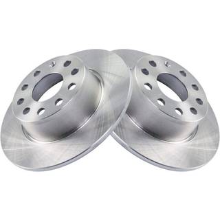 TRQ bageste bremseotorer sæt solid kompatible med 2019-2021 Volkswagen Jetta 2022-2023 Taos