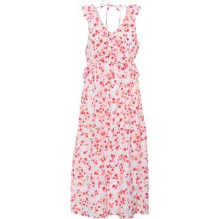 Cream Crgiselle Long Dress Kjoler 10613619 Pink Red Flower (40)