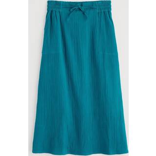 Seasalt Cornwall Seasalt Cornwall Blue Bee Orchid Maxi 100% Cotton Skirt