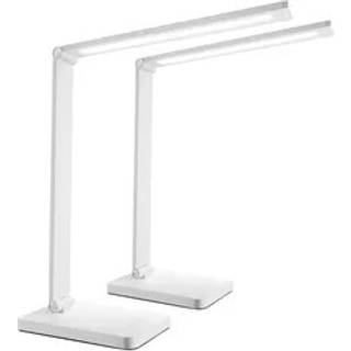 Bordlampe Novaly, LED, dæmpbar, foldbar, 5W - hvid,Sæt med 2 stk.