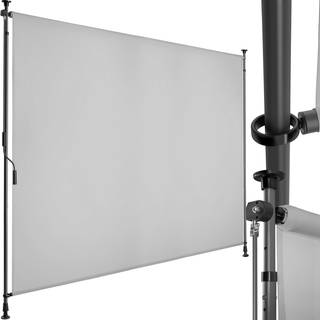 Klemmemarkise Taija med håndsving - 200 x 310 cm,lysegrå