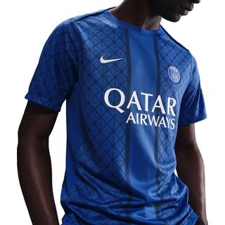 Kortærmet Paris Saint-Germain Academy Pro Home Nike Dri-FIT-opvarmningstrøje til fodbold til mænd - blå - XXL