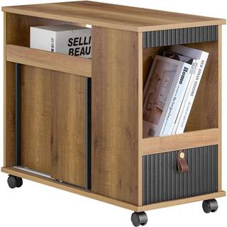 SoBuy Bord med Hjul - Lavt Arkivskab FBT143-PF