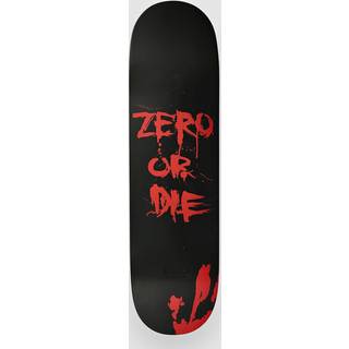 "Zero Or Die 8.5"" Skateboard deck" - Uni - black/red