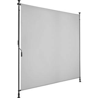Klemmemarkise Taija med håndsving - 150 x 310 cm,lysegrå
