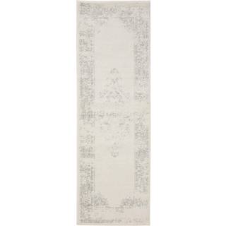 ZOE Creme Taupe Tæppe - Løber / 80x240 cm / Hvid