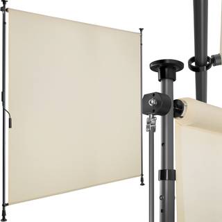 Klemmemarkise Taija med håndsving - 150 x 310 cm,beige