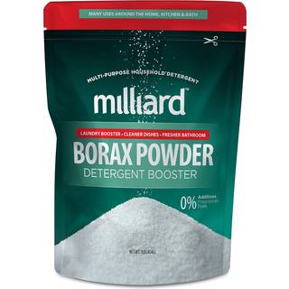 Milliard Borax Powder Vaskeri Booster Pure Natural Multipurpose Cleaner and Detergent 1 lb - Unscented