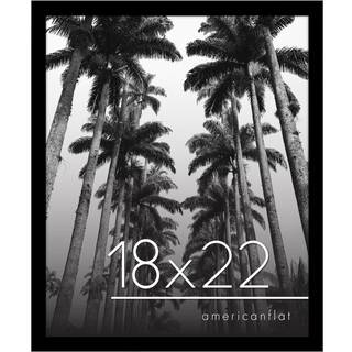 AmericanFlat 18x22 Billedramme med poleret plexiglass - Epic Collection - Gallery Wall Rammer med konstrueret tr? - bred fotoramme til v?gvisning