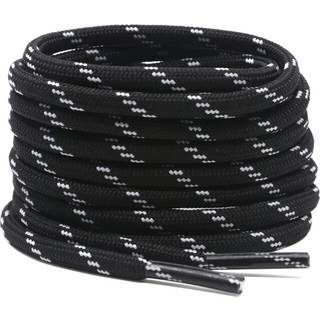 Delele 2 par-skridsikre udend?rs bjergbestigning Vandring Vandrende Shoelaces Round Black White String Rope Boot Laces Strong Durable Bootlaces-4