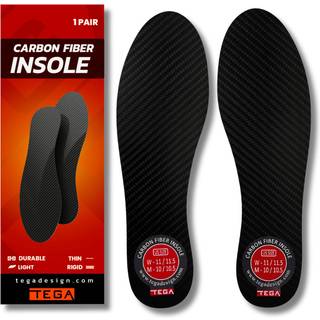 Tega Carbon Fiber Insole (1 par) - Til torv?fodfrakturer Hallux Rigidus og Limitus - Stig skoindsats til sportsvandring i basketballk?rsel - Alte
