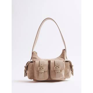 River Island River Island Brown Buckle Pocket Utility Bag
