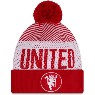 Manchester United FC Engineered Red Cuff Knit Beanie Hat newera adult unisex Red newera adult unisex Red newera adult unisex Red newera adult unisex R - Osfm