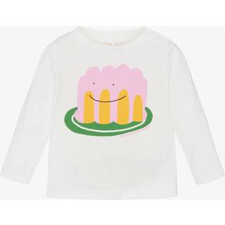 Stella McCartney Kids Printed cotton jersey T-shirt - white - M 12