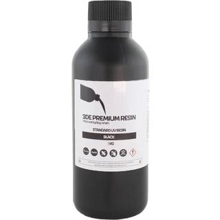 3DE Premium Resin - Standard - Black - 1kg