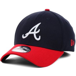 MLB Atlanta Braves Team Classic Home 39Thirty Stretch Fit Cap Blue Small/Medium