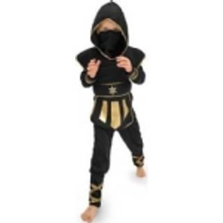 1 stk. Ninjaudklædning Børn Sort 96-116 cm – Holdbar dragt til eventyrlig og aktiv leg