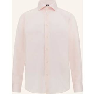 BOGGI MILANO Herren Hemd rosa gestreift