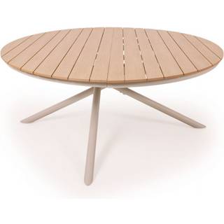 Tina Havebord - Ø: 178 Cm - Teak-look/Gråhvid