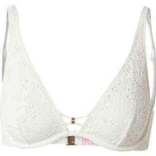 Hunkemöller Hæklet ikke-formstøbt bikinitop med bøjle hvid - 75D