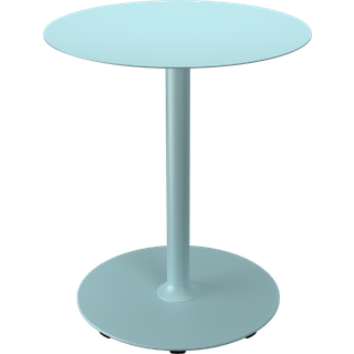 Houe, PICO Sofabord Ø64 cm rund base Ice blue