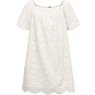 Broderie Anglaise Kort Kjole