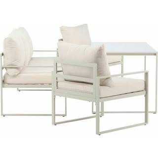 Catania sofasæt med sofa 2 stole og bord beige