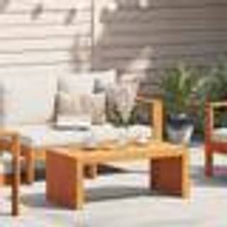 Sofabord Brun 90 x 45 x 35 cm Massivt akacietræ