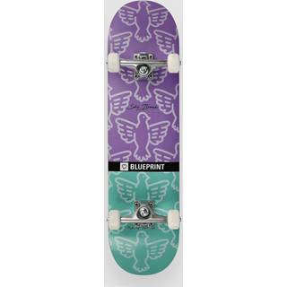 Blueprint Sky Brown Bird 8'' Skateboard - Uni - purple/teal