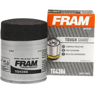 FRAM Tough Guard udskiftningsoliefilter TG4386 designet til interval fuld-flow ?ndringer, der varer op til 15K Miles