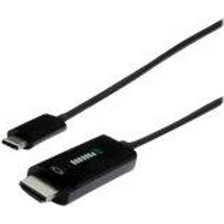 Prokord Usb-c To Hdmi 4k 60hz 1.8m Adapter 1.8m. Usb-c Hdmi Sort