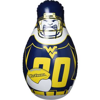Fremont Die NCAA West Virginia Mountaineers Bop Bag Oppustelig tackle Buddy Punching Bag Mini: 12 """" Tall Team Colors