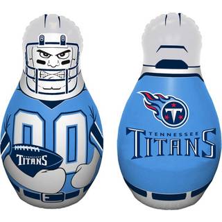 Fremont Die NFL Tennessee Titans Bop Bag Oppustelig tackle Buddy Punching Bag Mini: 12 """" Tall Team Colours