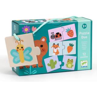 Djeco puslespil duo Farver
