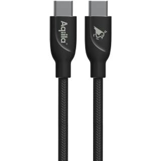 Aqiila Aqiila Cablebird CB13 kabel USB C til C 240W flettet 3m sort 406013