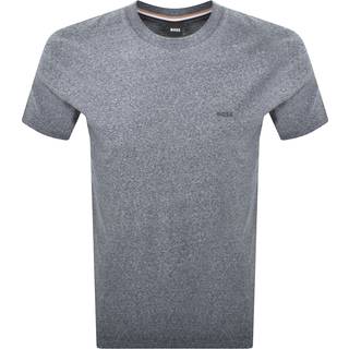 T-shirt i bomuldsjersey med tone-i-tone-detalje