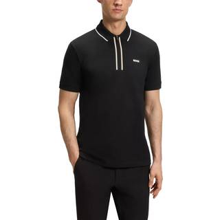 Slim fit poloshirt i hurtigtørrende bomuld med stræk
