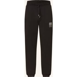 Tracksuit-bukser i sweatstof af bomuld med delt logo