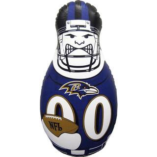 Fremont Die NFL Baltimore Ravens Bop Bag Oppustelig tackle Buddy Punching Bag Mini: 12 """" Tall Team Colours