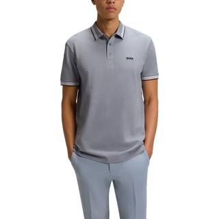 BOSS Green Herren Polo-Shirt grau