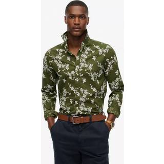 Superdry Superdry Green Long Sleeve Beach Shirt