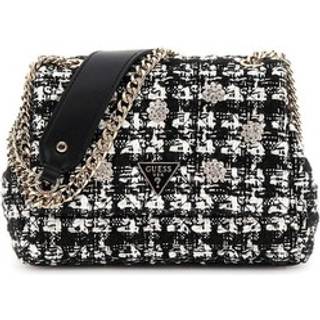 Guess Everlee Skuldertaske sort/hvid