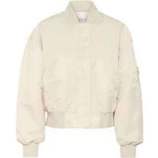 My Essential Wardrobe Helgamw Short Bomber Jacket Jakker 10705042 Oatmeal (42)