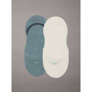 2 Pack Invisible Socks - White - 35