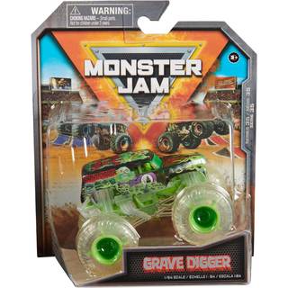Monster Jam Official Grave Digger Chase Monster Truck Die-Cast Vehicle 1:64 Scale Kids Toys For Boys Abes