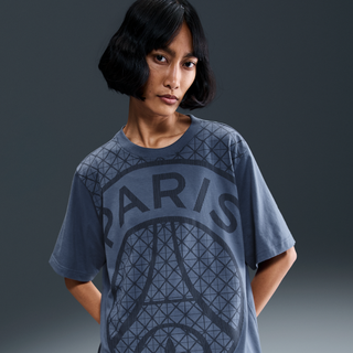 Paris Saint-Germain Nike Football-T-shirt med sæsonens print til kvinder - blå - S (EU 36-38)