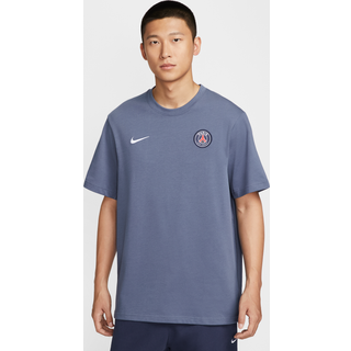 Kortærmet Paris Saint-Germain Primary Nike Dri-FIT-fodboldtrøje til mænd - blå