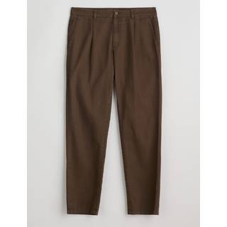 Seasalt Cornwall Seasalt Cornwall Brown Mens Helmsman Linen Blend Trousers